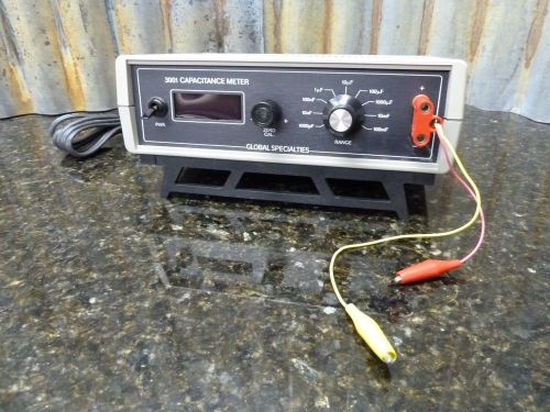 Global specialties corporation model 3001 capacitance meter nice condition for sale