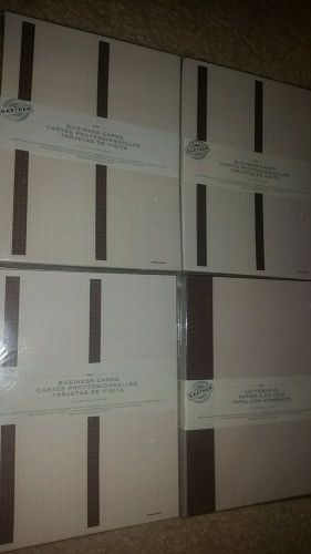 750 Gartner Printable Business Cards Brown Patterned 83826+100 Ct Letterhead $64