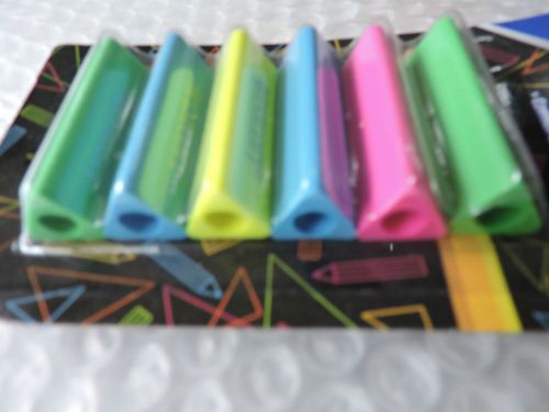 Pencil GRIP ERASERS (6 in pkg. as shown) ~ LATEX FREE