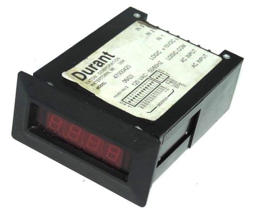 DURANT 47000420 VARIABLE TIME BASE RATE METER 120VAC 50/60HZ