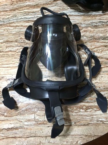 Survivair 7790 gas mask with one  CBRN canister  (prepper) medium size only