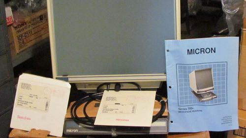 Micron microfiche reader - Series 780A **Excellent Condition-minimal use*****