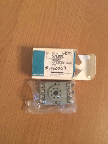 New siemens s7e891 relay socket for sale