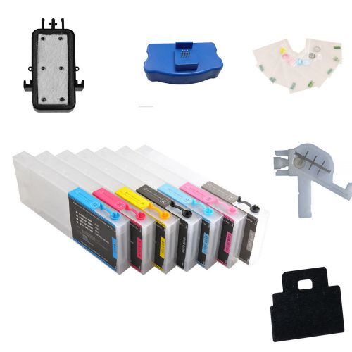 Refilling Ink Cartridge Kit for Epson Stylus Pro 7600 +Adaptor+Resetter+Chip