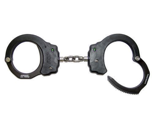 New ASP Aluminum Security Handcuffs Chain Restraints Three Pawl (Green) 66103