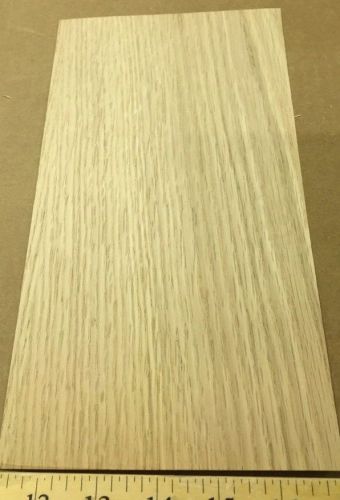 Red Oak wood veneer 5&#034; x 11&#034; on paper backer &#034;A&#034; grade quality 1/32&#034;-1/42&#034;