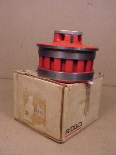 New ridgid r-12 pipe die head complete 1/8” npt no. 37375 nos in box for sale