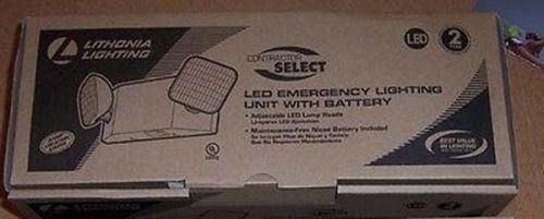 LITHONIA LED Emergency Light W/battery EU2-LED M12  BRAND NEW SAVE