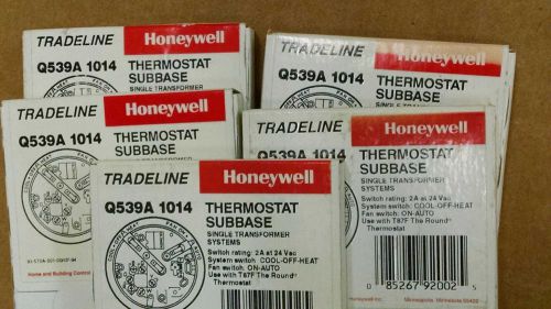 5 Honeywell Q539A 1014 Thermostat Sub Base