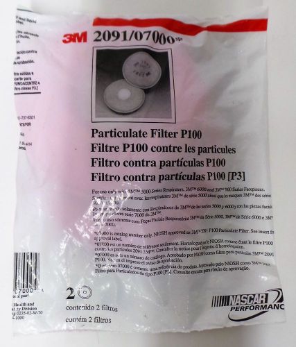 3M 2091 P100 Particulate Filter, 1 Pair