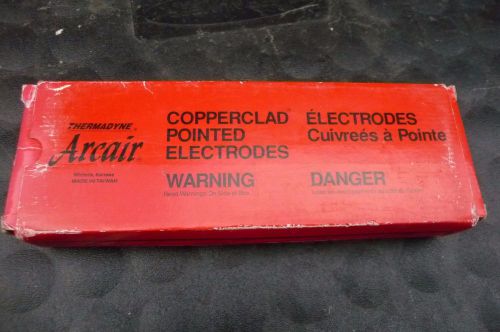 ARCAIR THERMADYNE COPPERCLAD POINTED ELECTRODES MODEL 22-063-003 NEW!!!