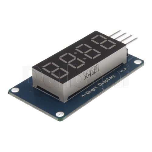2pcs @$3.65 new 4 digit led display module w/ clock tm1637 for arduino for sale
