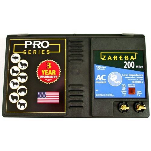 Zareba eac200m-z ac-powered low-impedance 200-mile-range charger for sale