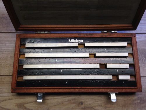 Nice mitutoyo no 516 126 1 - 8 &#034; gage blocks for sale