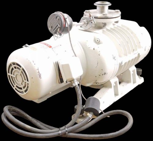 Leybold ruvac ws-500 he200 vacuum pump 11631-1 w/emod 091m-75/2 60hz motor parts for sale