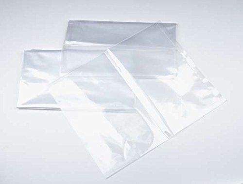 MagicWater Supply 18&#034; x 24&#034; 1 mil. - Clear Plastic Flat Open Poly Bag (100 Pack)