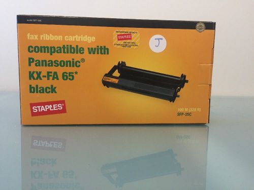 Staples Compatible With Panasonic Lax-FA 65 Black