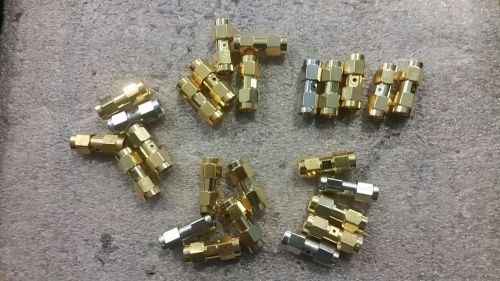 Lot of 25 SMA(m) to SMA(m) Adapters
