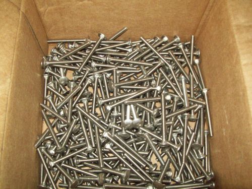 (qty 50) 1/4-20 x 2 1/2&#034; stainless steel carriage bolt (full thread) 18-8    new for sale