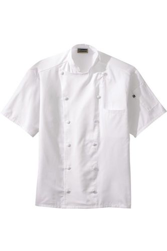 Edwards garment lightweight moisture wicking s/s chef coat for sale