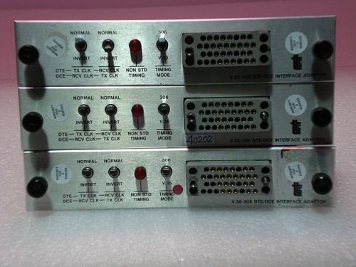 [qty 3] ttc acterna 40202 v.35-306 dte/dce interface for sale