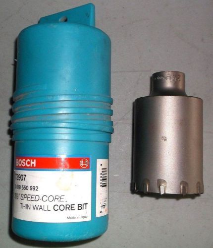 Bosch T3907 SDS-Plus Thin Wall Core Bit 2-1/2&#034; 3&#034; DOC