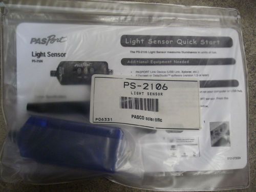 NEW PS-2106 PASCO PASPORT EXPLORER LIGHT SENSOR