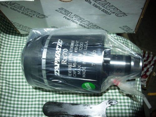 TAPMATIC RX70 REVERSIBLE TAPPING HEAD, M5-M18, #10-3/4, 1200 RPM, 7/8-20