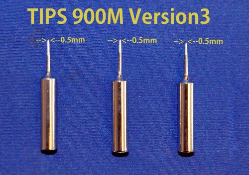 Set of 3 soldering Tips Type M900 .5mm