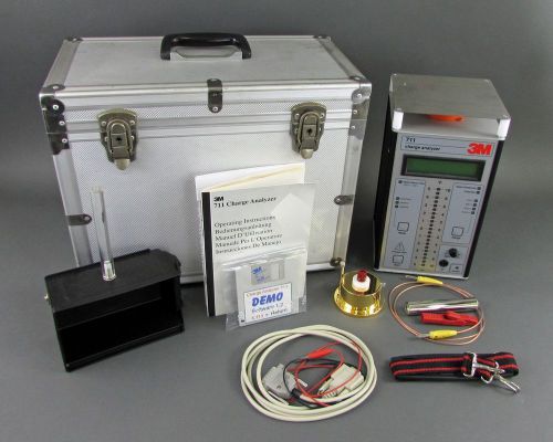 Scs/3m 711 charge analyzer - static decay time, static fieldmeter, voltmeter kit for sale