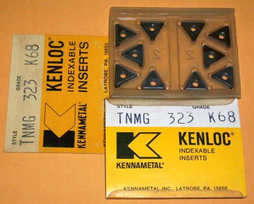 20 TNMG 323 K68 Kennametal Kenloc Uncoated Carbide Indexable Cutting Inserts
