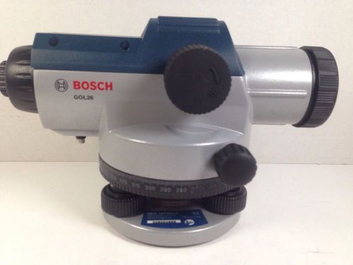BOSCH GOL26 26X POWER LENS 8&#034; AUTOMATIC OPTICAL LEVEL IN EXCELLENT CONDITION