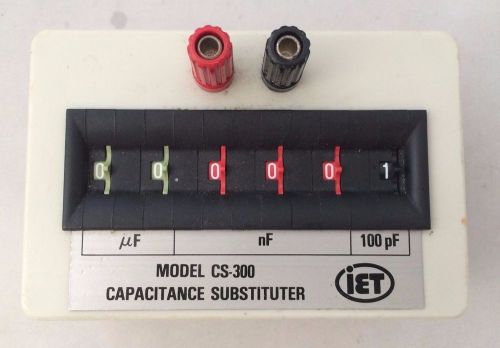 IET LABS CS-300 Capacitance Substituter, Capacitance Decade Box