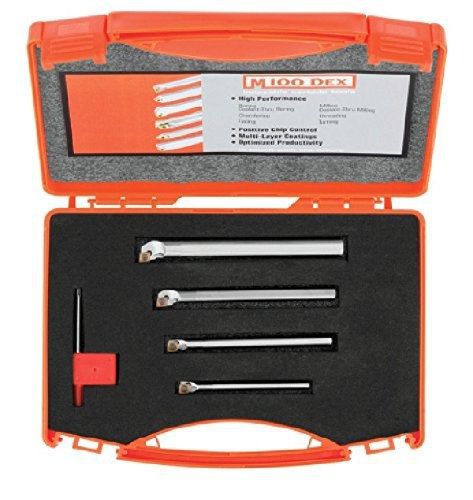 Micro 100 40-0100 indexable coolant-thru boring bar, 4-piece set for sale