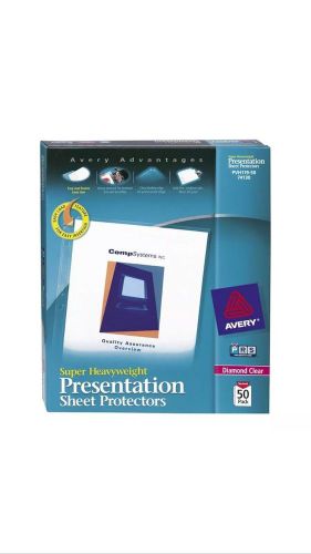 Lot of 2 boxes - Avery 74130 Sheet Protectors, 8.5&#034;x11&#034;, 50/BX, Diamond Clear