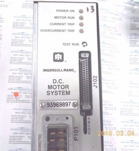 INGERSOLL-RAND 93969897 D.C. Motor System, Drive Unit