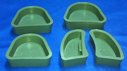 5 Silicon Base Molds For your Dental Lab Vertex Articulators