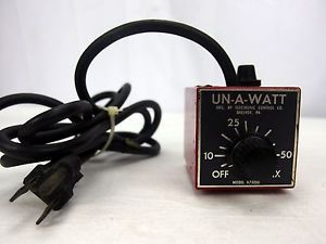 Un-A-Watt Electonic Controller Co. Model K73050 Voltage Controller 0-60 VAC