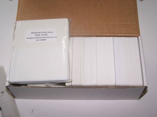 25 UltraCard  BLANK PVC ID CARDS