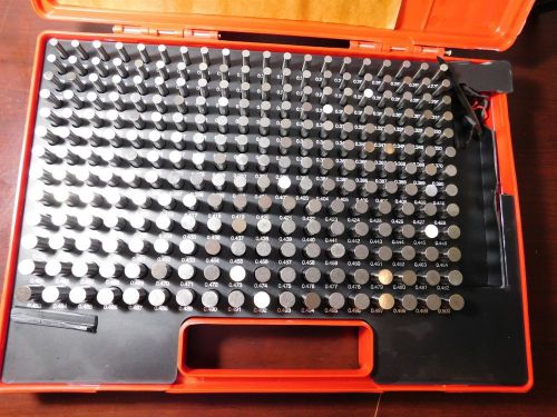 250 piece plug and pin gage set, 0.251&#034; - 0.500&#034;, class zz, new (io3) for sale