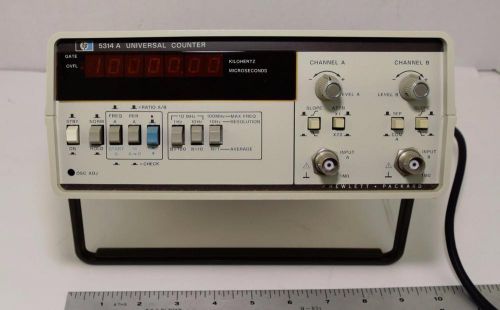 HP 5314A Universal Counter Slightly Used Nice Condition