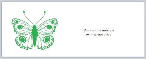 30 Personalized Return Address Labels Butterfly Buy 3 get 1 free (bo711)