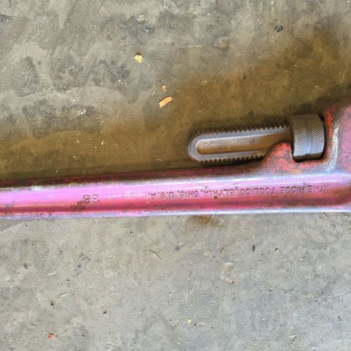 36&#034; ridgid pipe wrench for sale