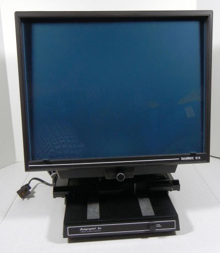 Datagraphix Inc DataMATE 414 Microfiche Machine Display With Bulb Working