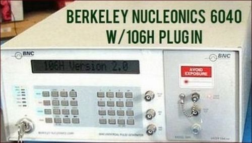 BERKELEY NUCLEONICS 6040 with 106H plug in
