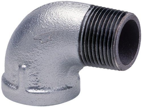 Anvil 8700127601, Malleable Iron Pipe Fitting, 90 Degree Street Elbow, 1/8&#034; NPT