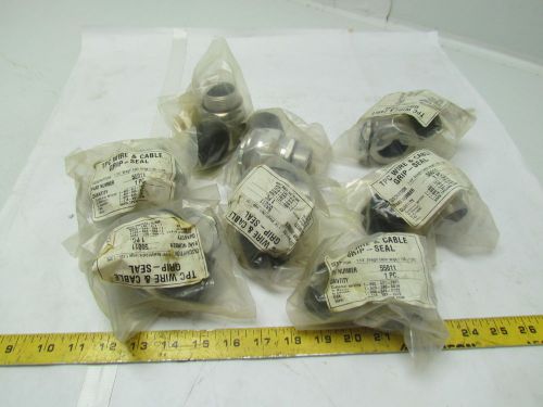 TCP Wire &amp; Cable 55011 1-1/4&#034;NPT Cord Grip For 1.125-1.375&#034;Cable dia Lot of 8