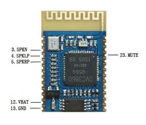 SPK-B Bluetooth Audio Module OVC By BQB Certification