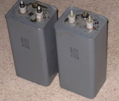 Two Ronken* Capacitors  92 MFD 535 VAC  60HZ Item# 81F18926K50D   -