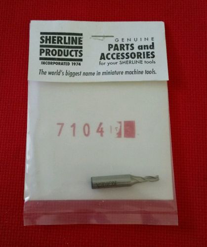 Sherline 7104 End Mill (Long) 1/8 Accessory Made In USA